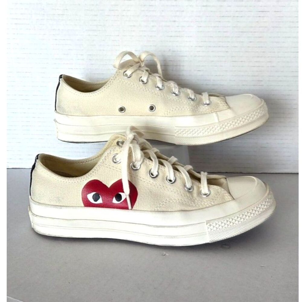Comme des Garcons Play CDG x Converse Chuck 70 Low-Top Sz 9 Peek-A-Boo